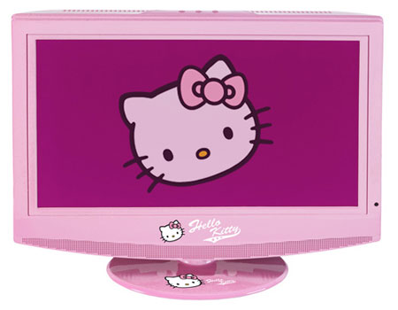 HELLO KITTY 15.6-inch 16:9 LCD TFT TV with USB Port (HET003W) | Meroncourt