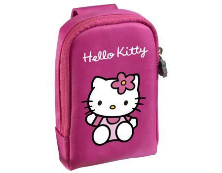 HELLO KITTY Poly Pink Camera Bag (HEA150Z) | Meroncourt