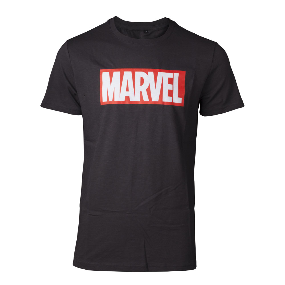 Marvel Comics Men's Marvel Logo T-Shirt Medium Black TS226424MVL-M