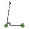 FUNBEE One Children's Aluminium 2 Wheel Scooter with Adjustable Height, Unisex, Grey/Green (OFUN01)