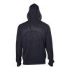 JACK DANIEL'S Embroidered Style Full Length Zipper Hoodie, Male, Small, Black (HD295055JDS-S)