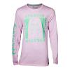 RICK AND MORTY Japan Pickle Long Sleeve Shirt, Male, Extra Large, Pink (LS708685RMT-XL)