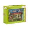SCHLEICH Farm World Rabbit Hutch Toy Playset, 3 to 8 Years, Multi-colour (42420)