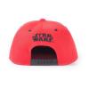 STAR WARS Rise of Skywalker Red Trooper Mask Snapback Baseball Cap, Unisex, Red (SB181107STW)