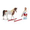 SCHLEICH Horse Club Hannah's Western Riding Set Toy Playset, 5 to 12 Years, Multi-colour (42441)