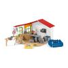 SCHLEICH Farm World Veterinarian Practice with Pets Toy Playset, 3 to 8 Years, Multi-colour (42502)