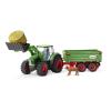 SCHLEICH Farm World Tractor with Trailer Toy Playset, 3 to 8 Years, Multi-colour (42379)