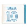 CAPTAIN TSUBASA Tsubasa 10 Logo Bi-fold Wallet, Male, White/Blue (MW846864CTS)