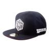 HASBRO Dungeons & Dragons Dice Patch Snapback Baseball Cap, Black (SB125520HSB)