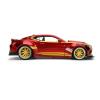 MARVEL COMICS Iron Man 2016 Chevy Camaro SS Die-cast Toy Sports Car, Unisex, 1:24 Scale, Eight Years and Above, Red/Gold (253225003)