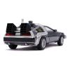 UNIVERSAL Back to the Future DeLorean (Future) Die-cast Toy Time Machine Car, Unisex, 1:24 Scale, Eight Years and Above, Silver (253255021)