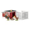SCHLEICH Farm World Chicken Coop Toy Playset, Multi-colour, 3 to 8 Years (42421)