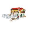 SCHLEICH Farm World Corral Fence Toy Playset, Silver, 3 to 8 Years (42487)