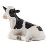 ANIMAL PLANET Farm Life Holstein Calf Lying Down Toy Figure, Three Years and Above, Black/White (387082)
