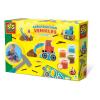 SES CREATIVE Children's Modelling Dough Construction Vehicles, Unisex, Three Years and Above, Multi-colour (00438)