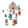 SES CREATIVE Children's Magic Shrink Film Knight's Castle Set, Unisex, Five Years and Above, Multi-colour (14023)
