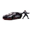 MARVEL COMICS Venom 2008 Dodge Viper Sports Car Die-cast Vehicle and Metal Figure, Unisex, Multi-colour, 8 Years or Above (253225015)