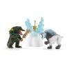 SCHLEICH Eldrador Creatures Attack on Ice Fortress Toy Playset, 7 to 12 Years, Multi-colour (42497)