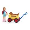 SCHLEICH Farm World Puppy Wagon Ride Toy Figure Set, 3 to 8 Years, Multi-colour (42543)