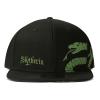HARRY POTTER Wizards Unite Slytherin Logo & Symbol Snapback Baseball Cap, Black (SB107336HPT)