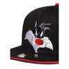 WARNER BROS Space Jam: A New Legacy Sylvester the Cat Snapback Baseball Cap, Unisex, Black/Red (SB373603SPC)