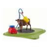 SCHLEICH Farm World Happy Cow Wash Toy Playset, Unisex, 3 to 8 Years, Multi-colour (42529)