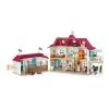 SCHLEICH Horse Club Lakeside Country House and Stable Toy Playset, Unisex, 5 to 12 Years, Multi-colour (42551)