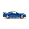 FAST & FURIOUS Brian's Nissan Skyline GT-R BNR34 Twin Pack Die-cast Vehicle, 8 Years or Above, Scale: 1:32, Silver/Blue (253204004)