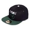 MARVEL COMICS Loki Logo Snapback Baseball Cap, Black/Green (SB507330LOK)
