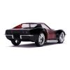 DC COMICS Batman Hollywood Rides Harley Quinn 1969 Corvette Stingray Sports Car Die-cast Vehicle, 8 Years or Above, Scale 1:32, Multi-colour (253252015)