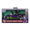 DC COMICS Batman Hollywood Rides The Joker 2009 Chevy Corvette Stingray Sports Car Die-cast Vehicle, 8 Years or Above, Scale 1:32, Multi-colour (253252016)