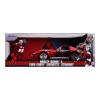 DC COMICS Batman Hollywood Rides Harley Quinn 1969 Chevy Corvette Sports Car Die-cast Vehicle with Die-cast Figure, 8 Years or Above, Scale 1:24, Multi-colour (253255019)