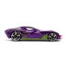 DC COMICS Batman Hollywood Rides The Joker 2009 Chevy Corvette Stingray Sports Car Die-cast Vehicle with Die-cast Figure, 8 Years or Above, Scale 1:24, Multi-colour (253255020)