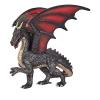 ANIMAL PLANET Mojo Fantasy Steel Dragon Toy Figure, Three Years and Above, Black/Red (387215)