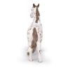 PAPO Horse and Ponies Brown Appaloosa Mare Toy Figure, Three Years or Above, White/Brown (51509)