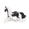 PAPO Horse and Ponies Cob Toy Figure, Three Years or Above, White/Black (51550)