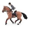 PAPO Horse and Ponies Competition Horse with Rider Toy Figure, Three Years or Above, Multi-colour (51561)