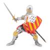 PAPO Fantasy World Tournament Knight Toy Figure, Three Years or Above, Silver/Red (39800)
