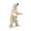 PAPO Wild Animal Kingdom Standing Polar Bear Toy Figure, Three Years or Above, White (50172)