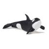 PAPO Marine Life Killer Whale Calf Toy Figure, Three Years or Above, Black/White (56040)