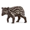SCHLEICH Wild Life Tapir Baby Toy Figure, 3 to 8 Years, Brown/White (14851)