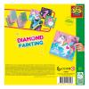 SES CREATIVE Happy Animals Diamond Painting, 3 Years and Above (14701)