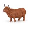 PAPO Farmyard Friends Highland Cattle Toy Figure, 3 Years or Above, Brown (51178)