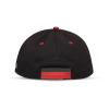DC COMICS Red Hood Logo Snapback Baseball Cap, Black/Red (SB307721BTM)