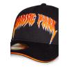 UNIVERSAL Jurassic Park 3D Logo Children's Adjustable Cap, Black/Orange (SB260540JPK)