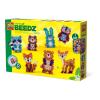 SES CREATIVE Beedz Forest Animals Green 1800 Iron-on Beads Mosaic Art Kit, Five Years and Above (06407)