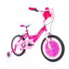 HUFFY Disney Minnie Mouse 16-inch Children's Bike, Pink/White (21998W)