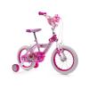 HUFFY Disney Princess 14-inch Children's Bike, Pink/White (24371W)