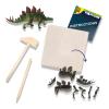 SES CREATIVE Explore Stegosaurus Dino and Skeleton Excavation 2-in-1, 5 Years and Above (25094)