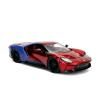 MARVEL COMICS Spider-Man 2017 Ford GT Die Cast Vehicle with Figure, Blue/Red (253225002)